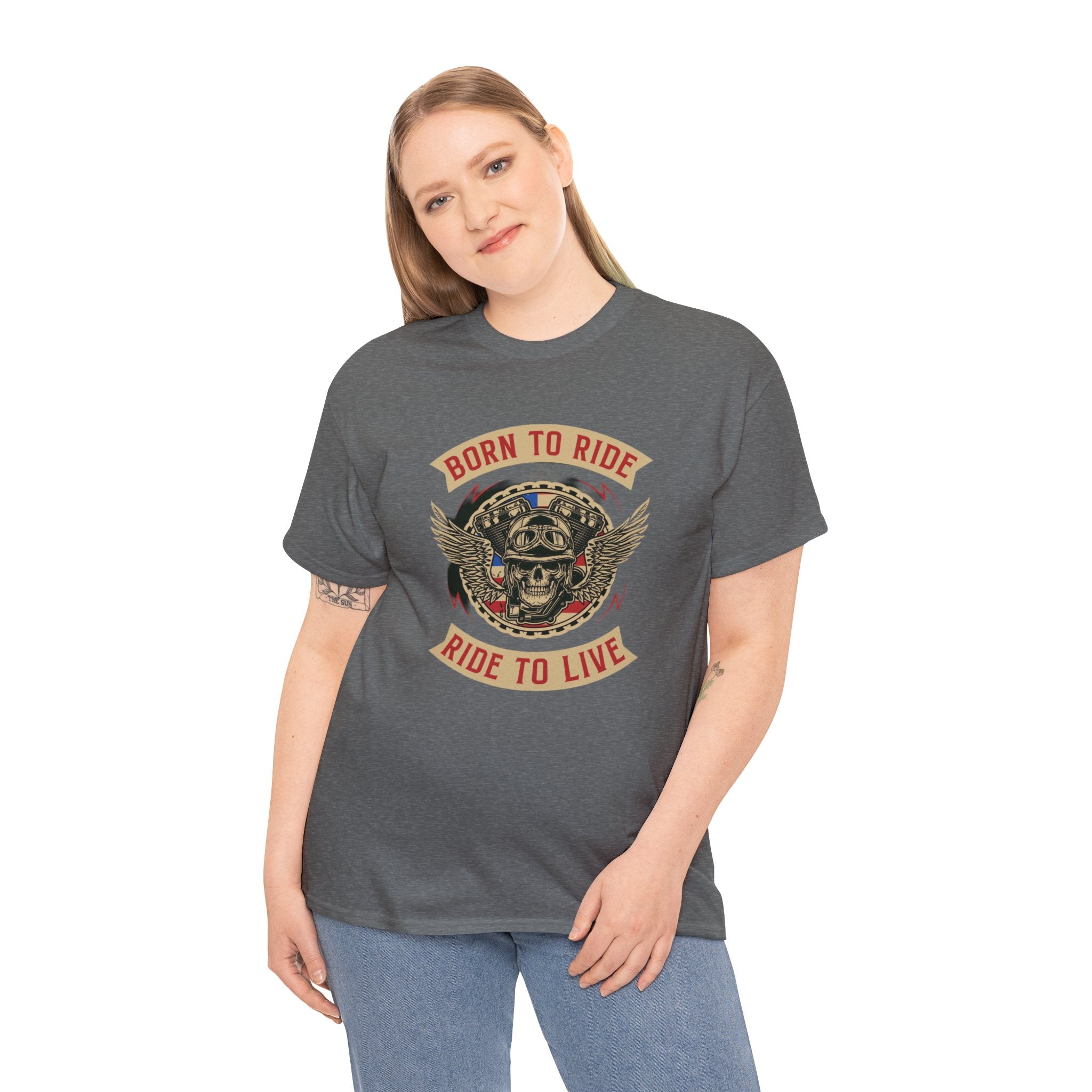 Born to ride—Heavy Cotton Tee
