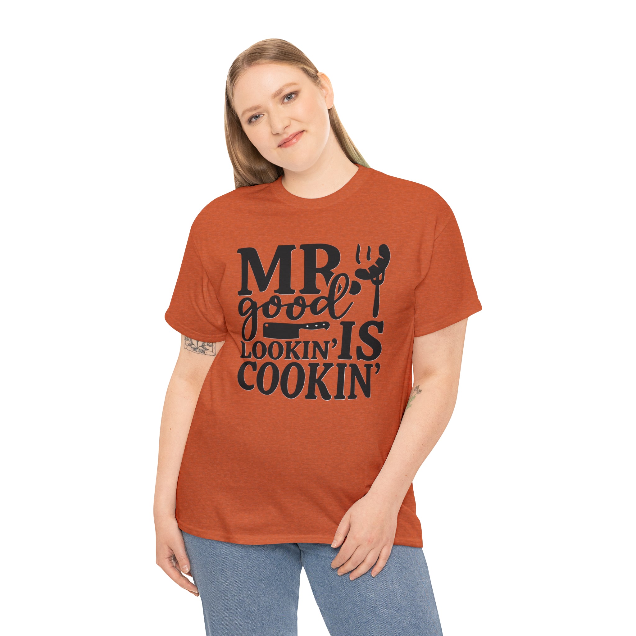 Mr good looking— Heavy Cotton Tee