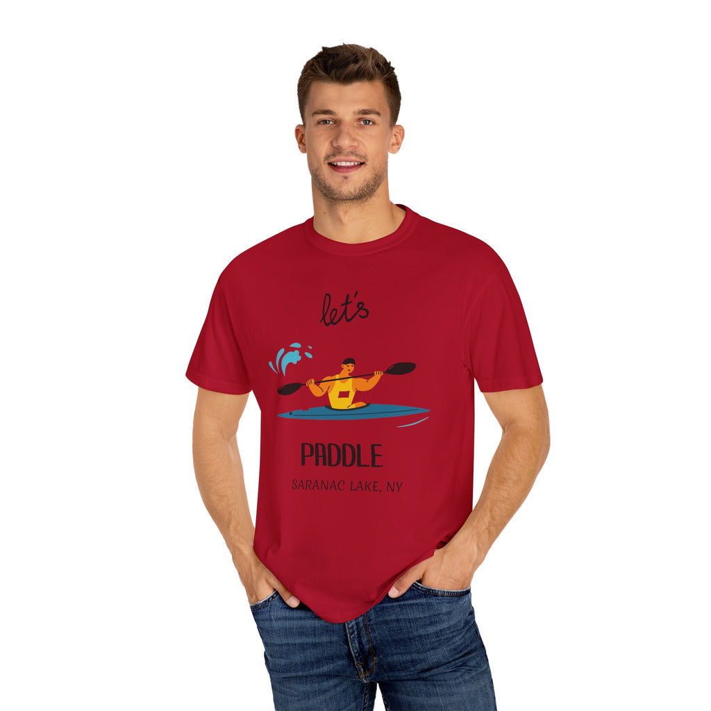 Kayaking T-Shirt - "Let's Paddle" unisex