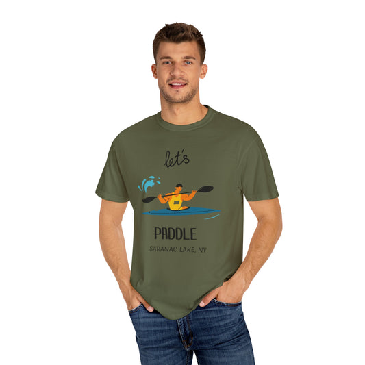 Kayaking T-Shirt - "Let's Paddle" unisex