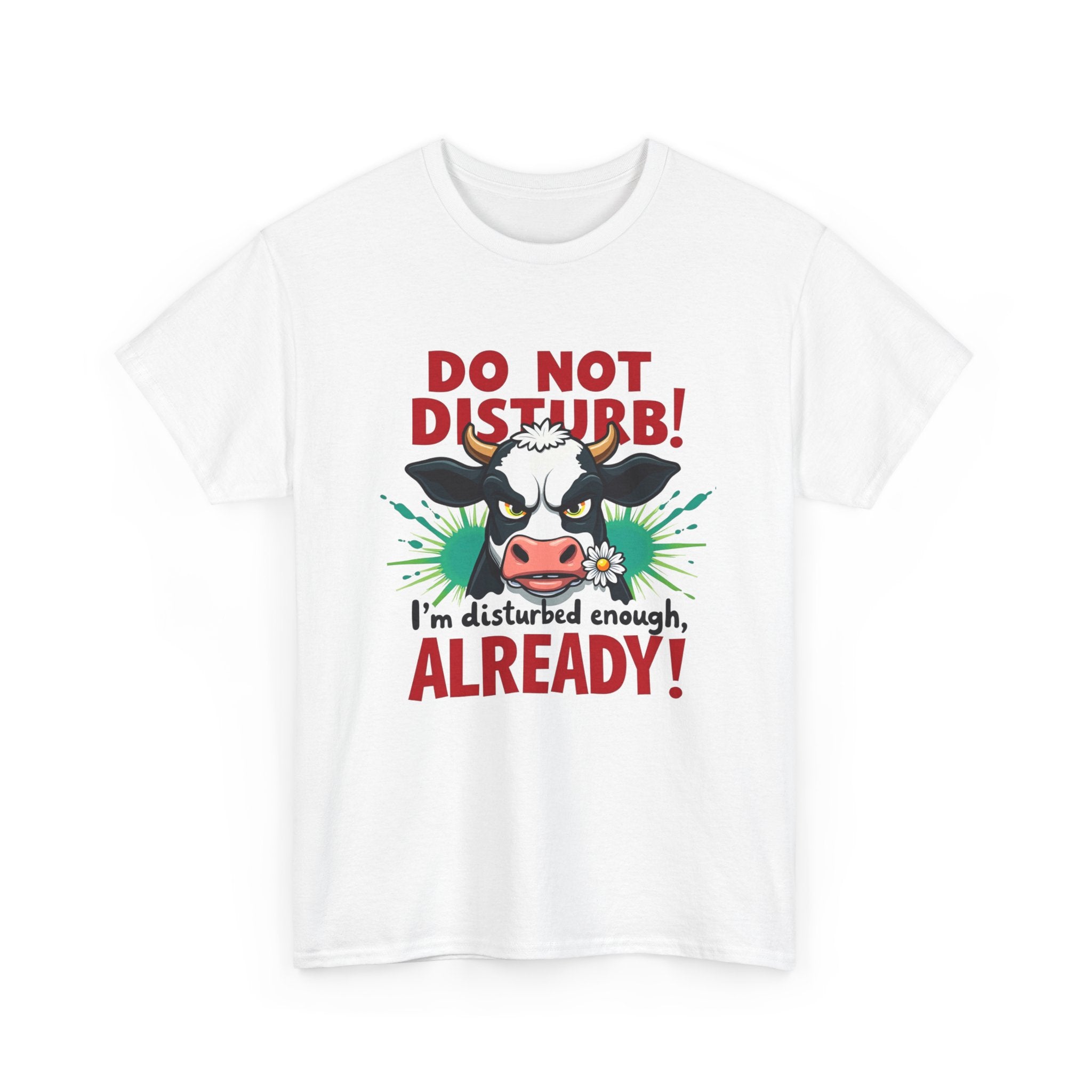 Do not disturb- Heavy Cotton Tee Shirt