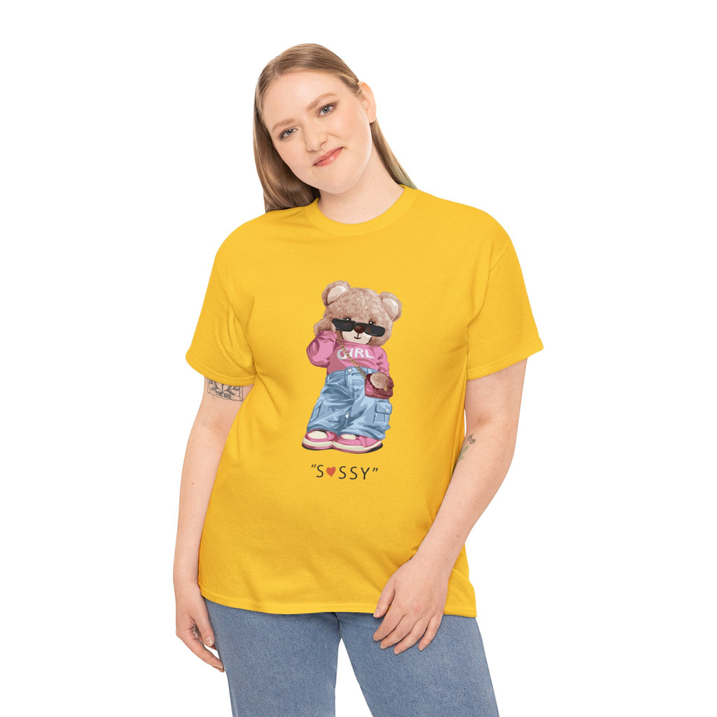 Sassy bear- Heavy Cotton Tee Shirt