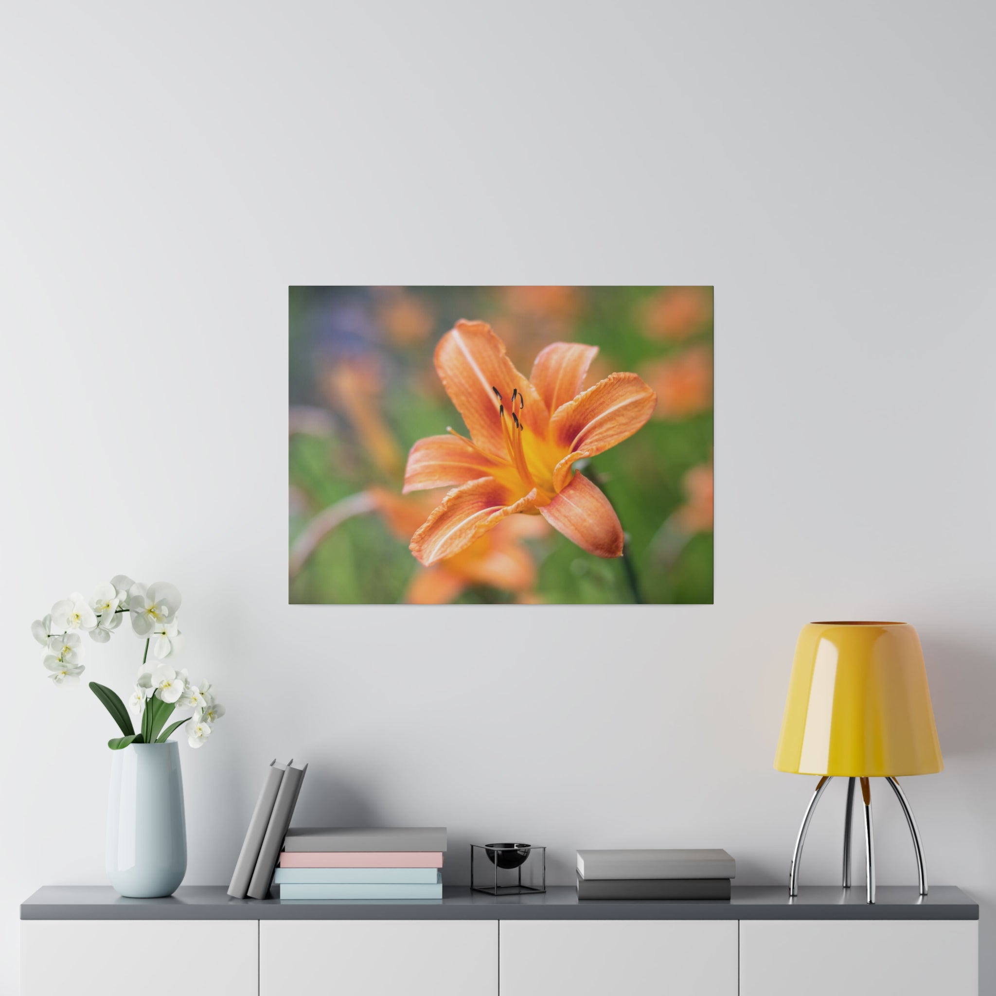 Lilly flower— Matte Canvas, Stretched, 0.75"