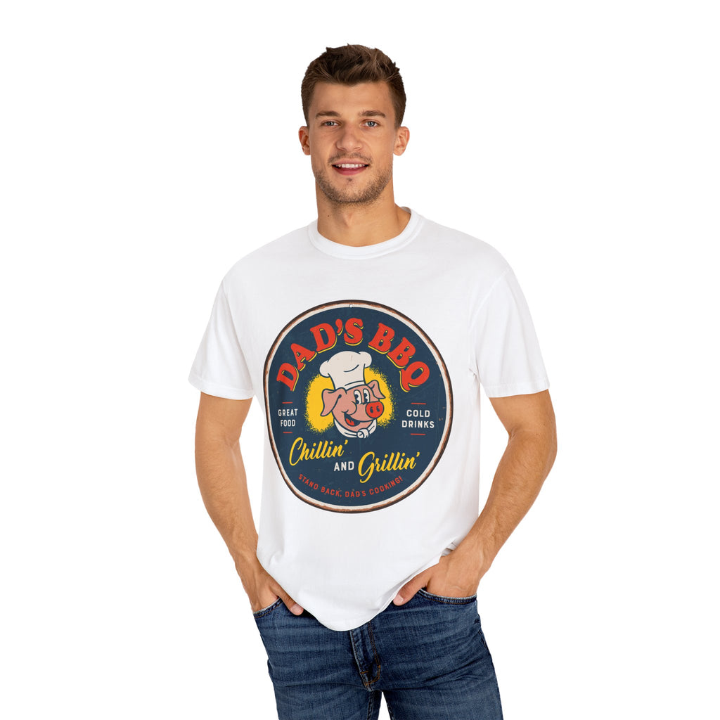 Dad's BBQ T-Shirt - Chill & Grill Design