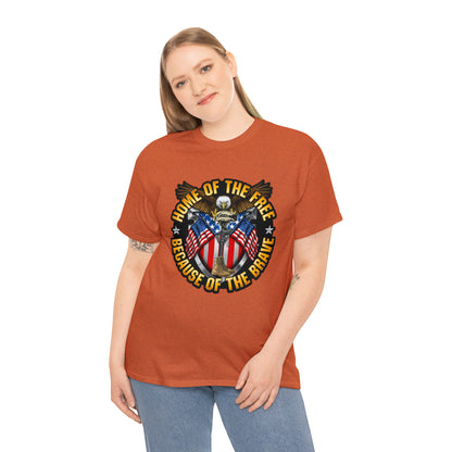 Home of the brave - Unisex Heavy Cotton Tee