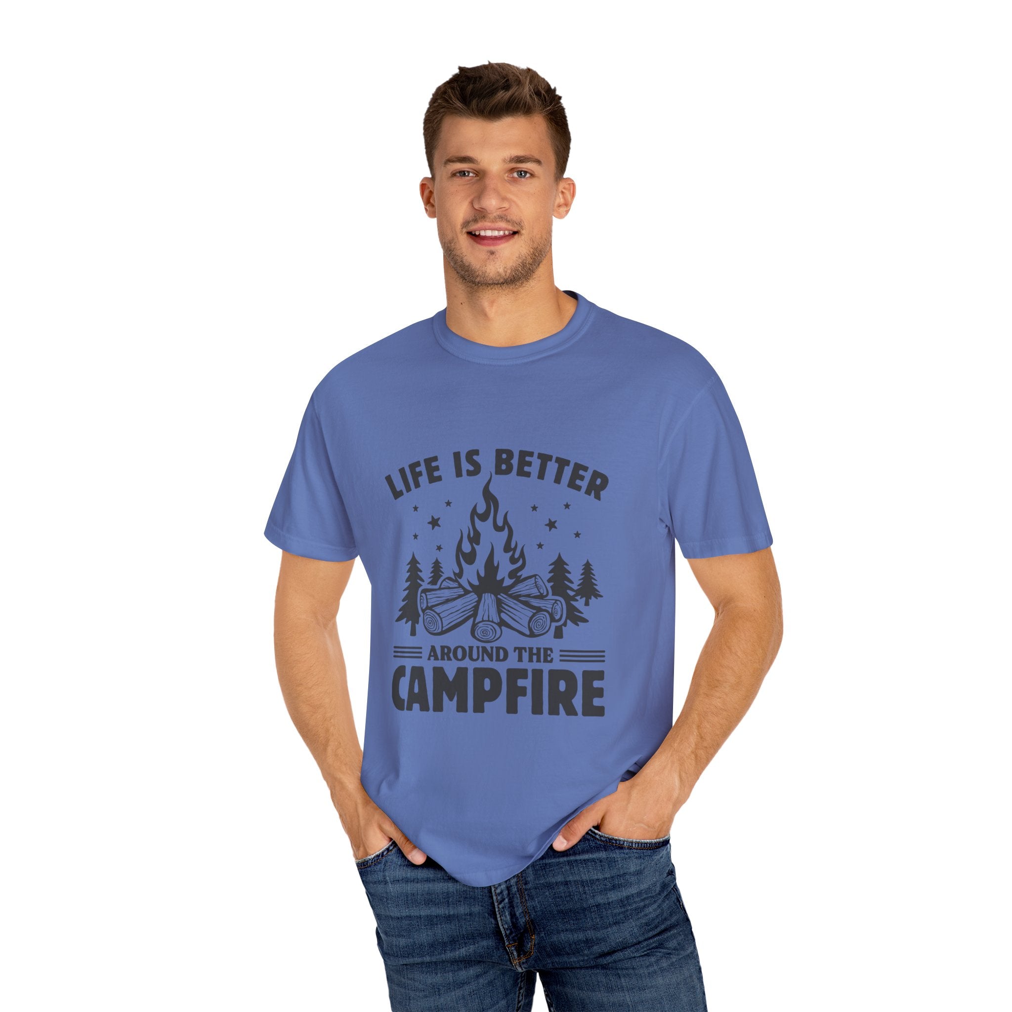 Campfire Vibes Unisex T-Shirt | Outdoor Adventure Tee | Camping Gift | Life is Better Around the Campfire | Casual Summer Shirt, [...]