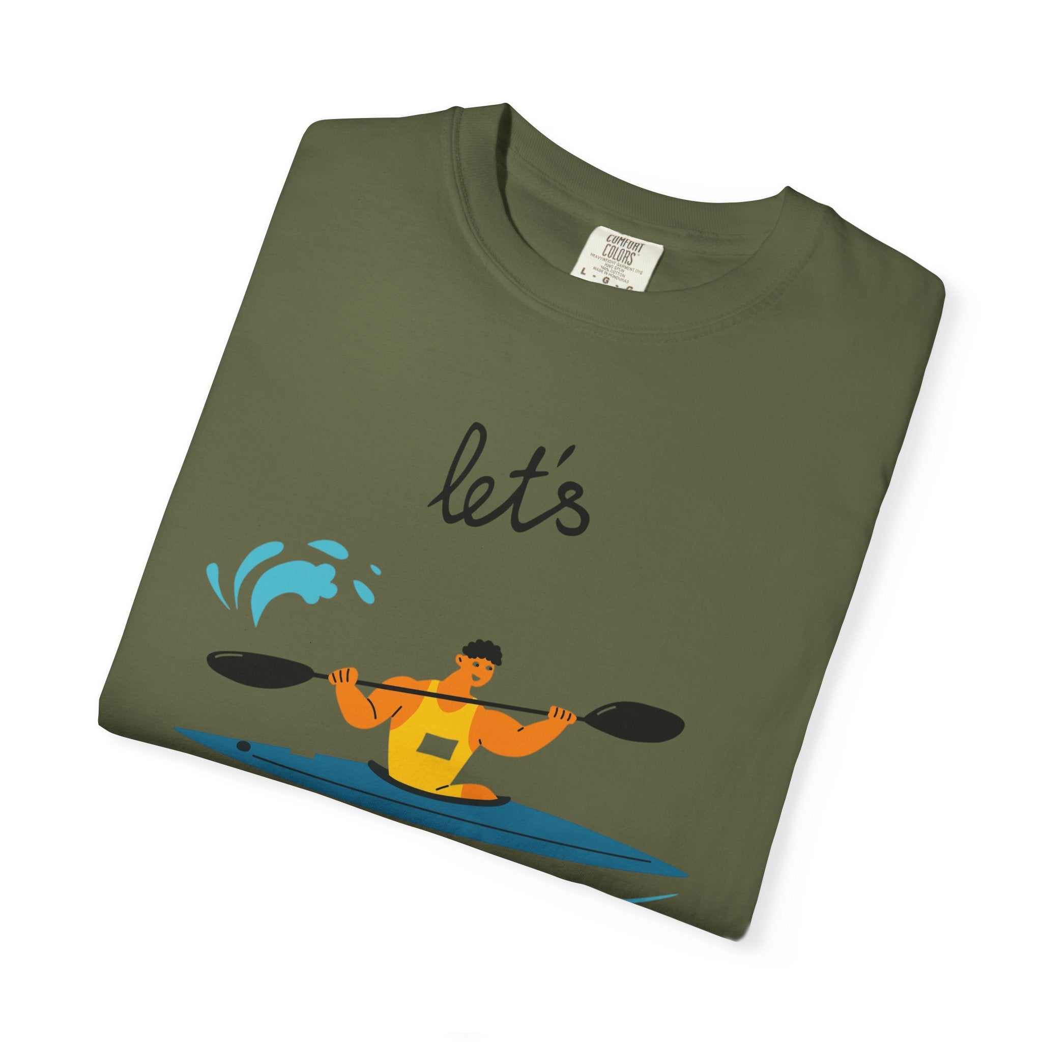 Kayaking T-Shirt - "Let's Paddle" unisex