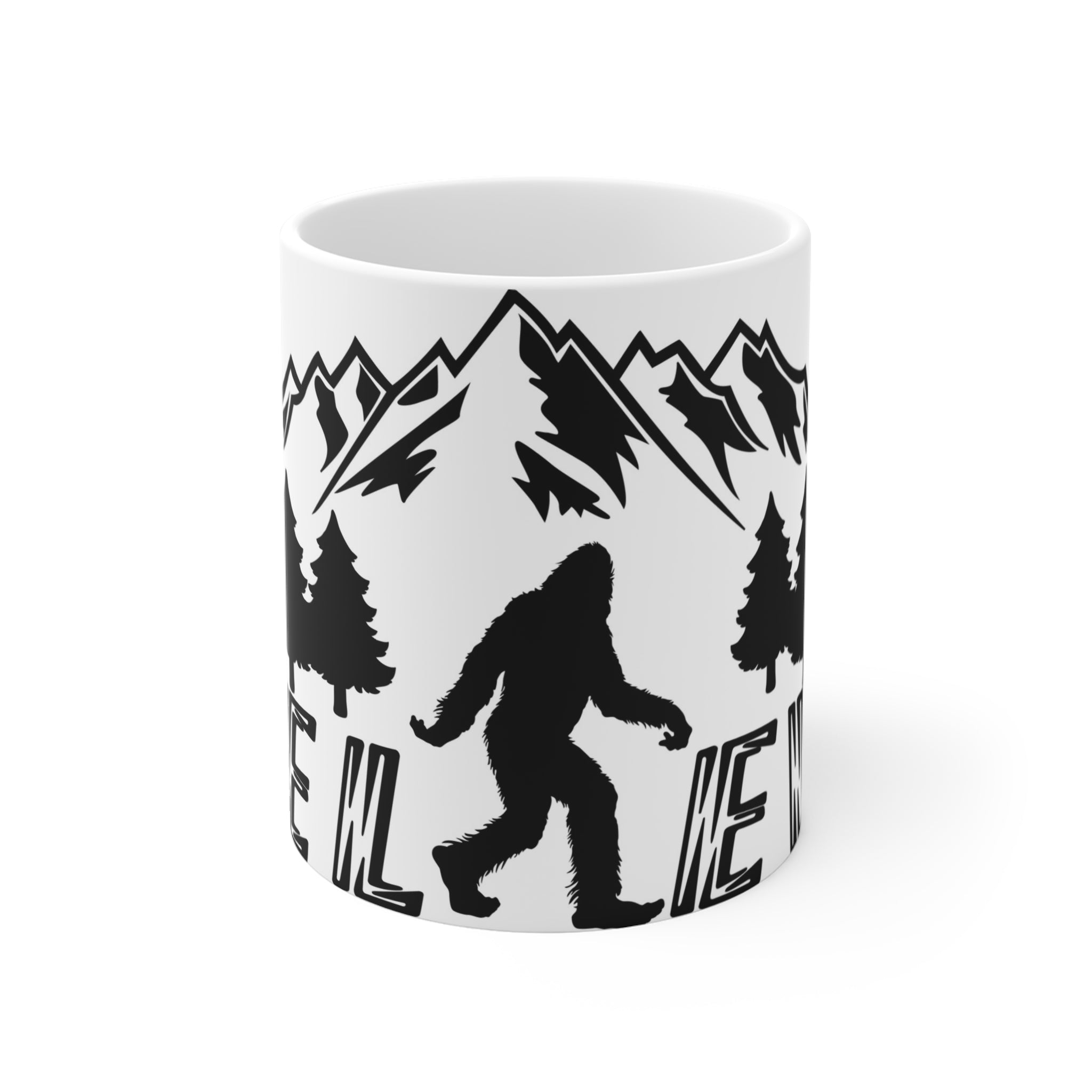 Adventure Awaits Bigfoot Mug - 11oz Mountain Design