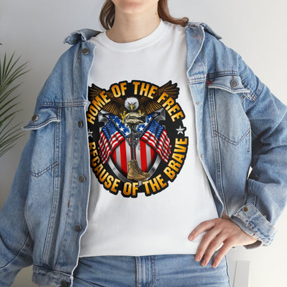 Home of the brave - Unisex Heavy Cotton Tee