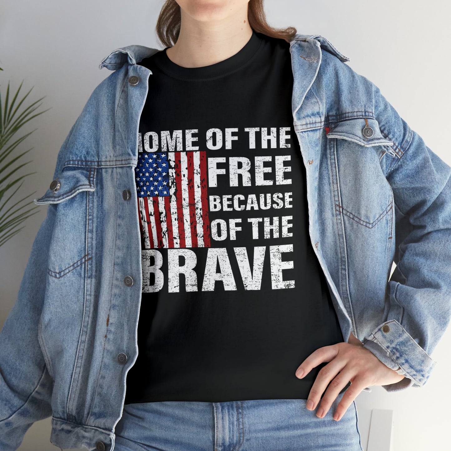 Home of the free- Unisex Heavy Cotton Tee