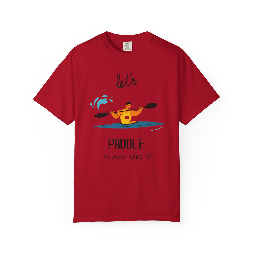 Kayaking T-Shirt - "Let's Paddle" unisex