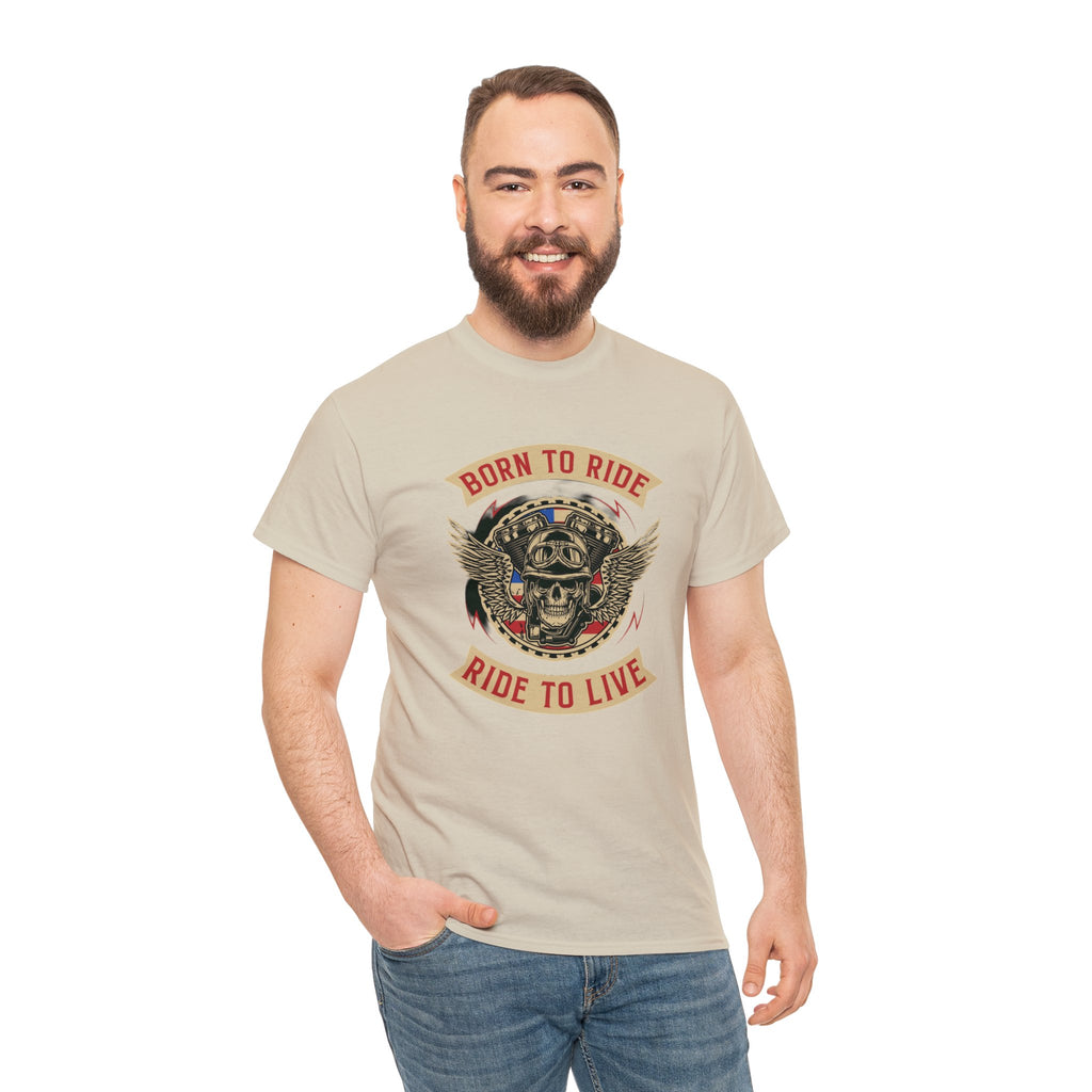 Born to ride—Heavy Cotton Tee