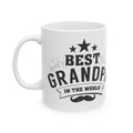 Best Grandpa Ceramic Mug - Perfect Gift for Father's Day or Grandparent's Day