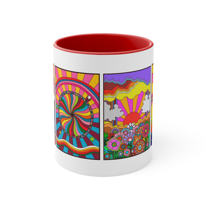 Hippy Accent Coffee Mug, 11oz