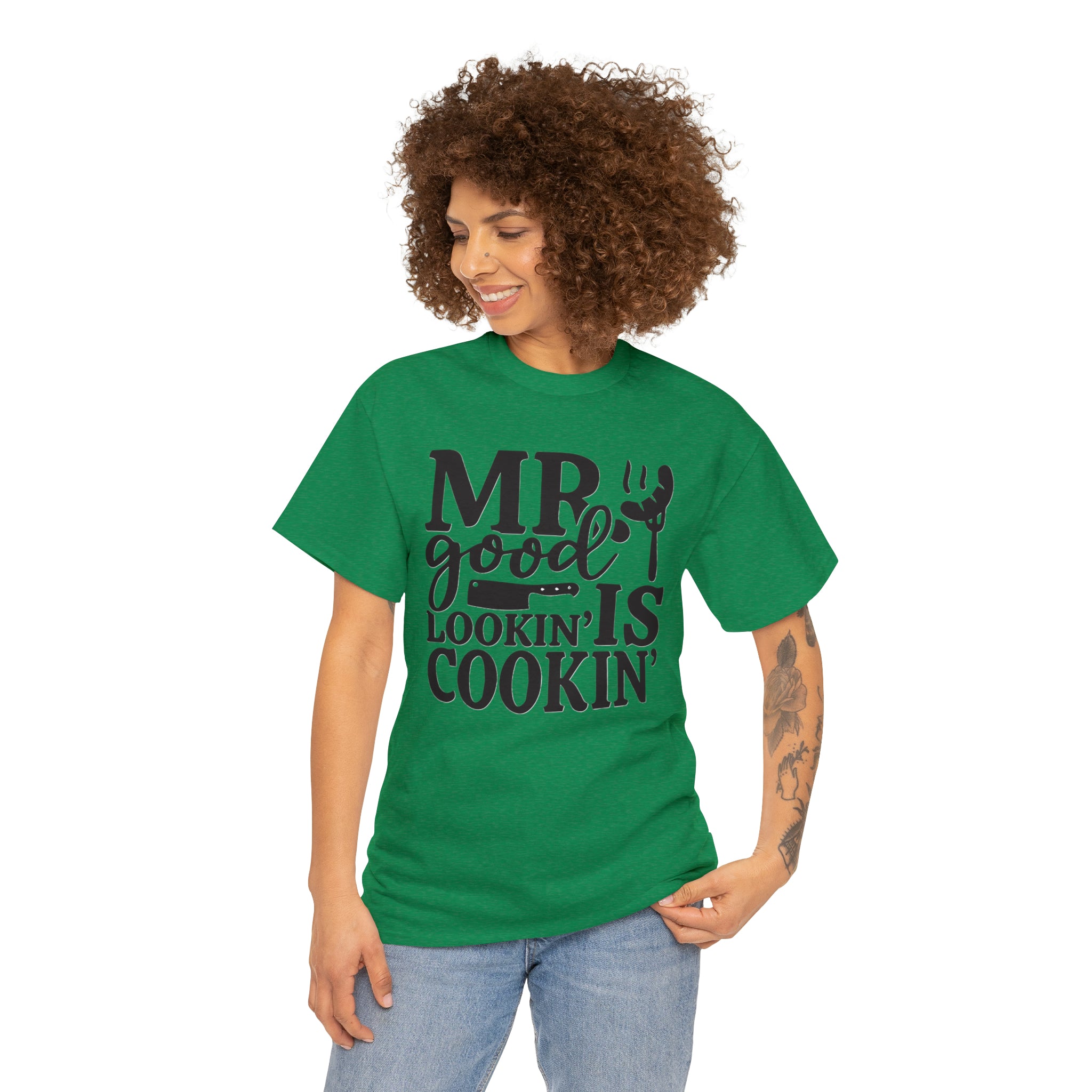 Mr good looking— Heavy Cotton Tee