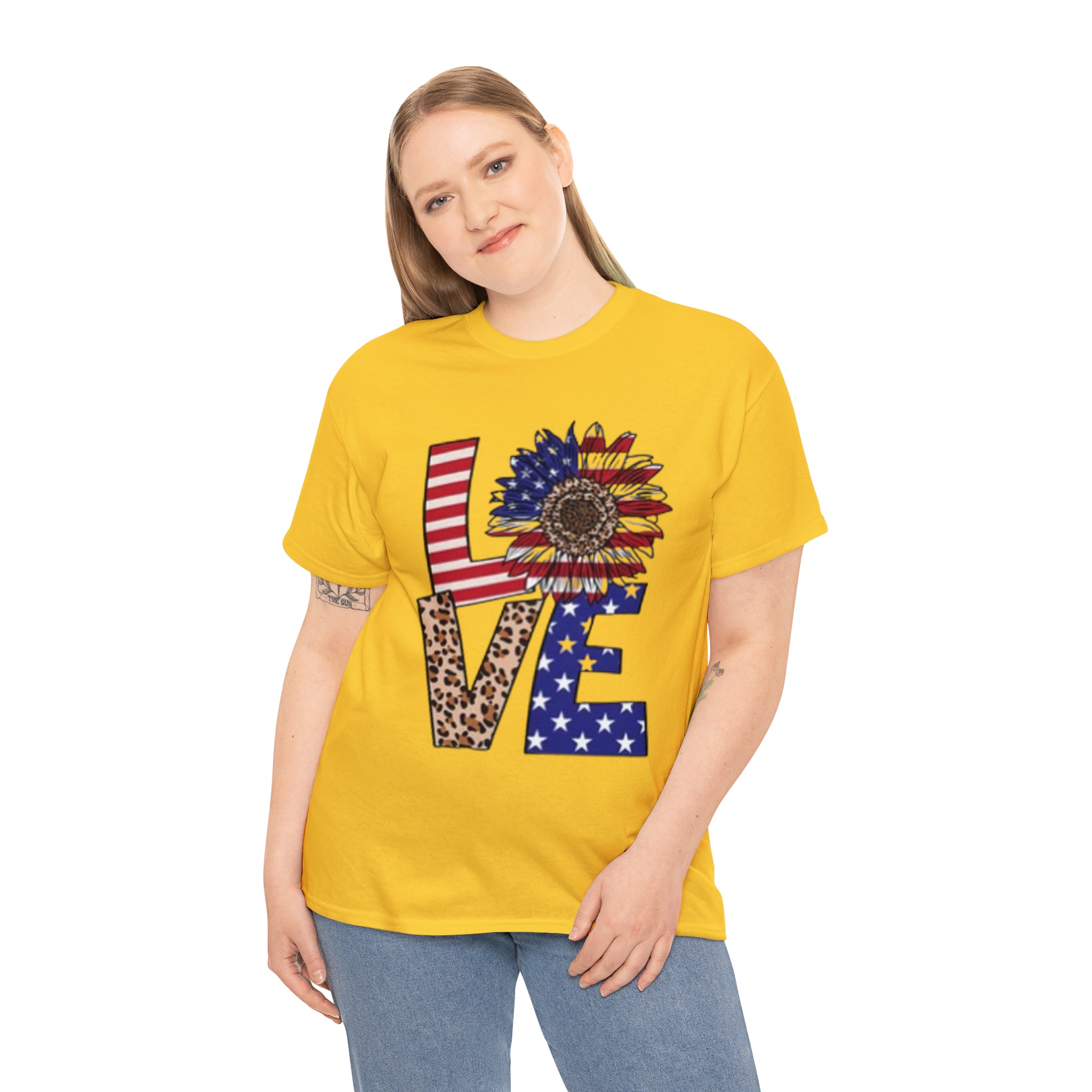 USA love-  Heavy Cotton Tee
