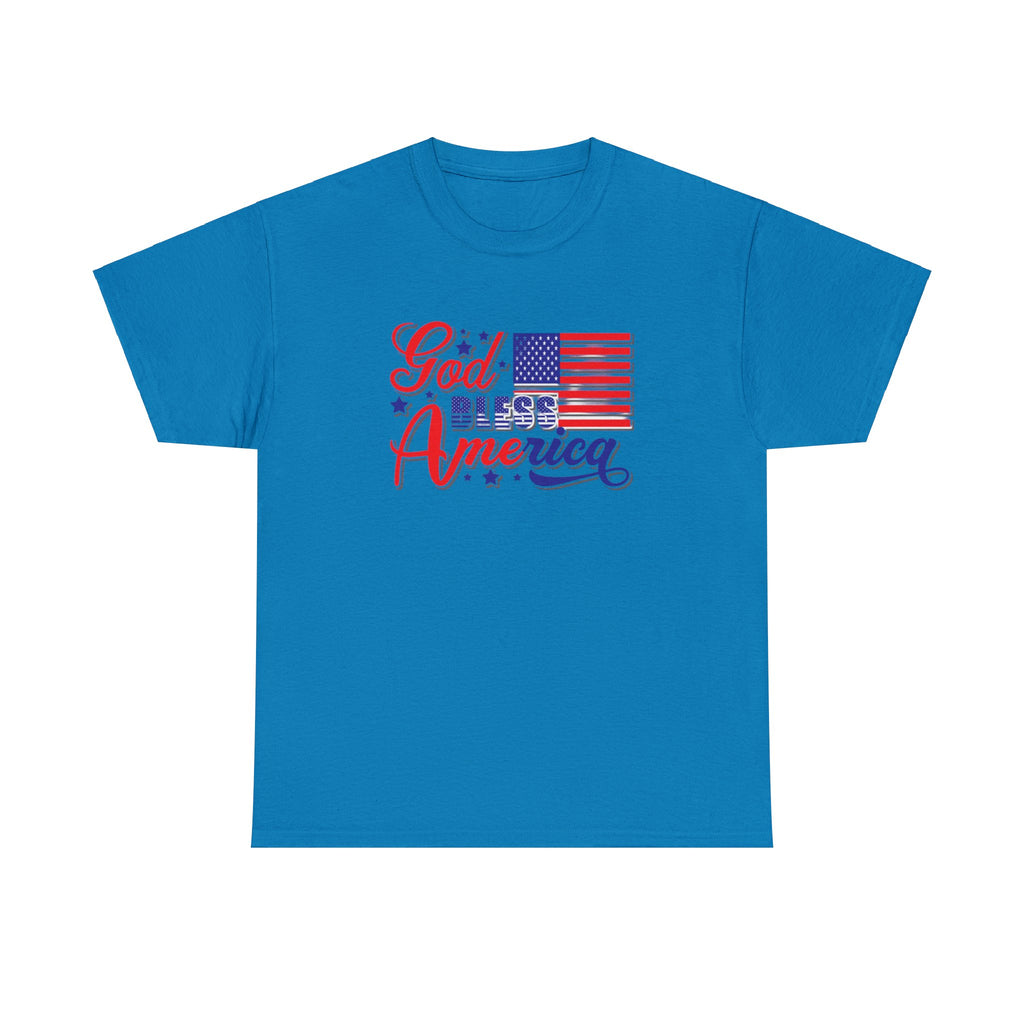 God bless America Heavy Cotton Tee shirt
