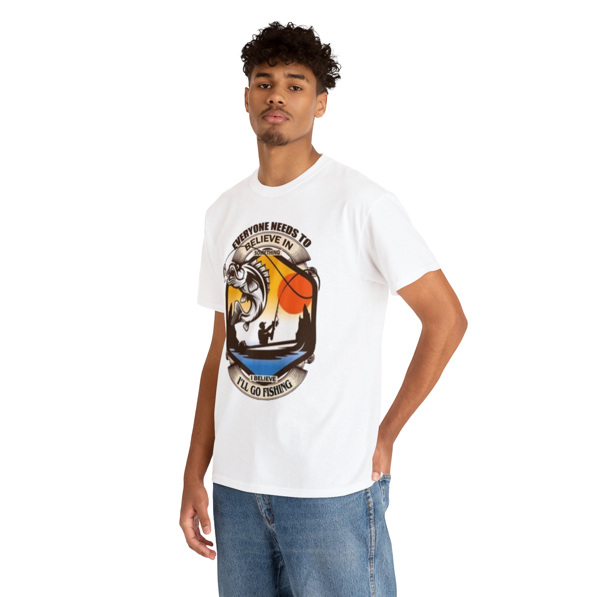 Fishing-Heavy Cotton Tee