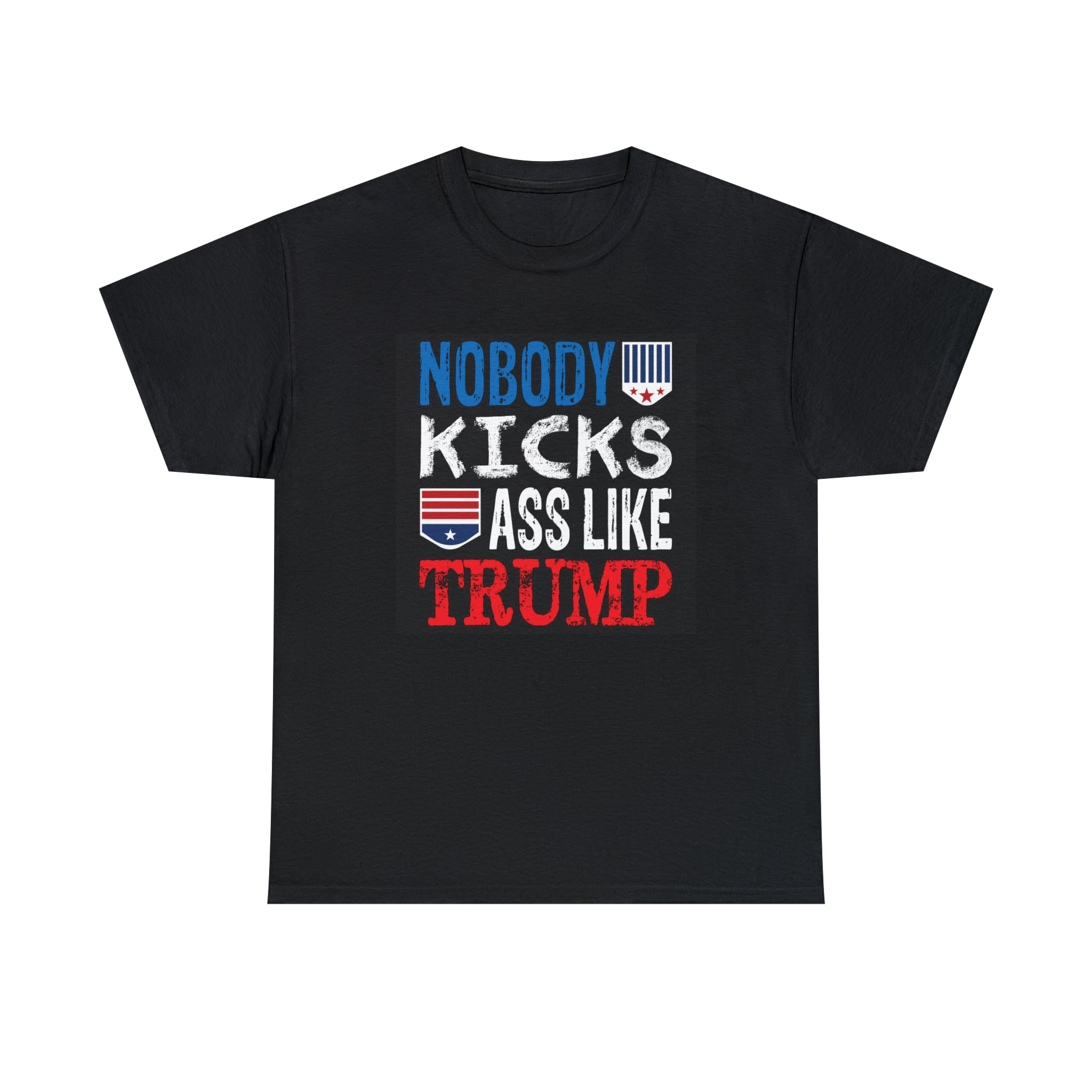 Trump kicks ass- Heavy Cotton Tee