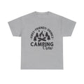 Camping Crew Unisex Heavy Cotton Tee - Perfect for Outdoor Adventures, Summer BBQs, Family Gatherings, Hiking Trips, and Campfire Nights