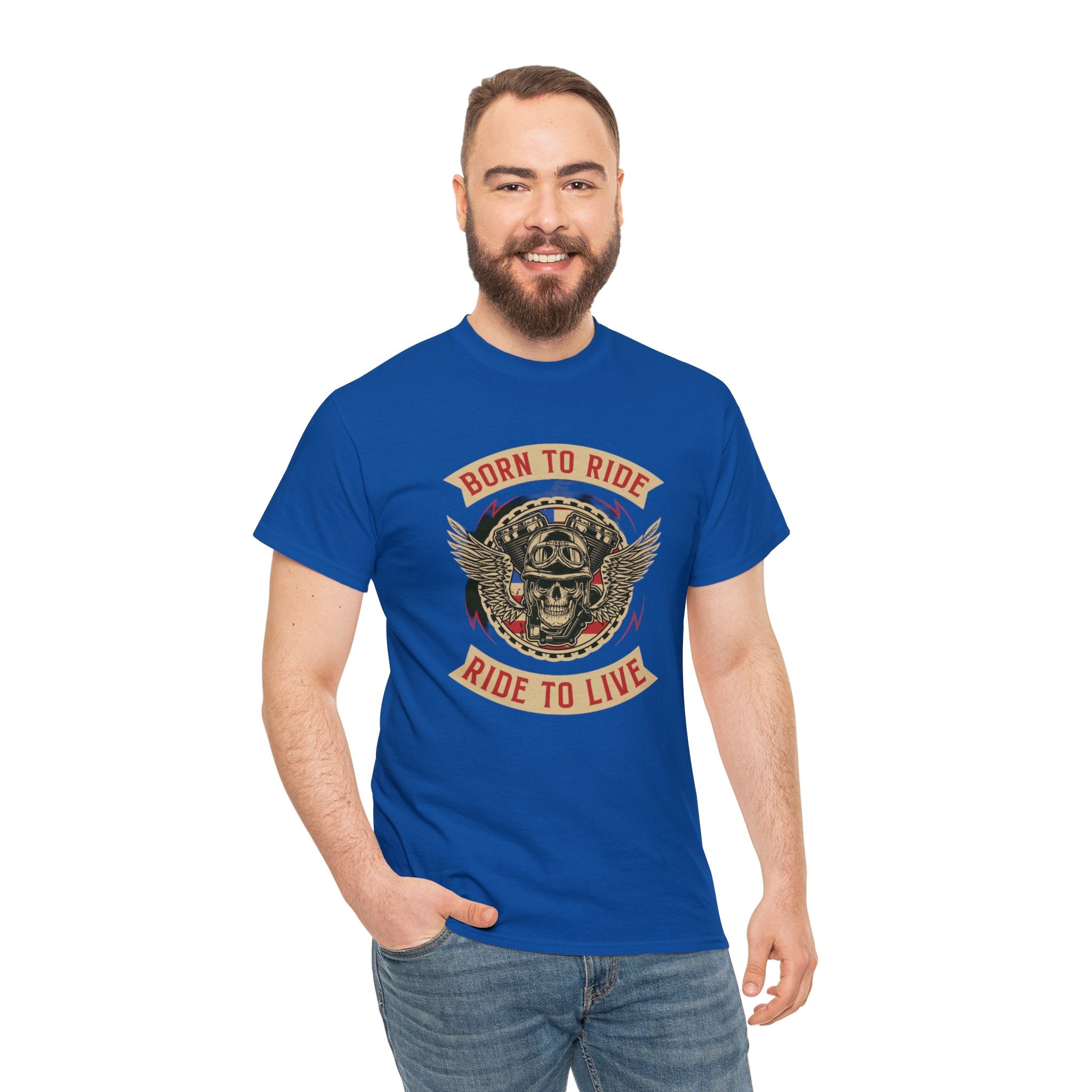 Born to ride—Heavy Cotton Tee