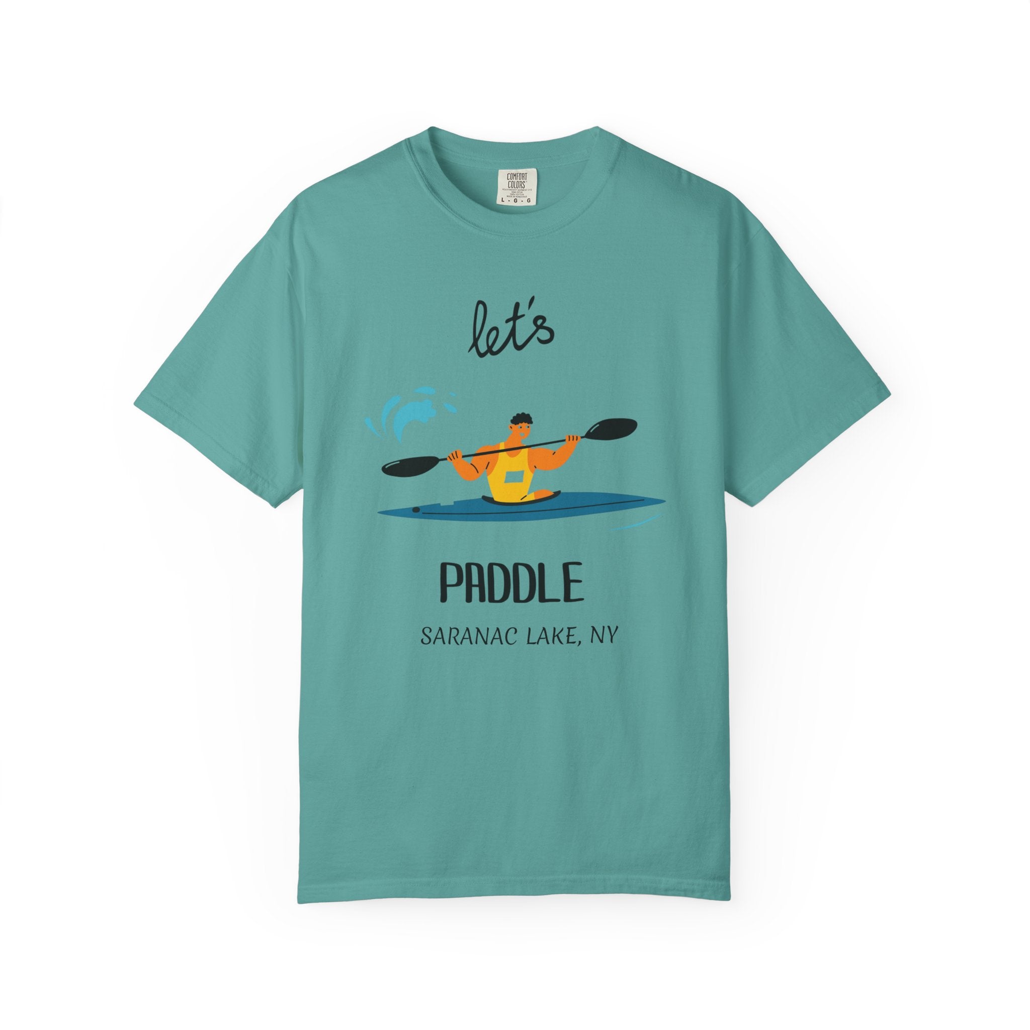 Kayaking T-Shirt - "Let's Paddle" unisex