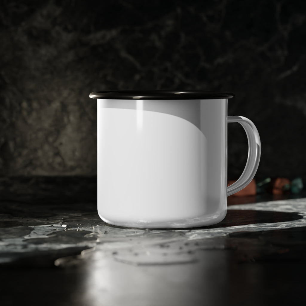 Camping Crew Enamel Camp Cup, Outdoor Adventure Mug, Fireside Drinkware, Camping Gifts, Friends Gathering Cup