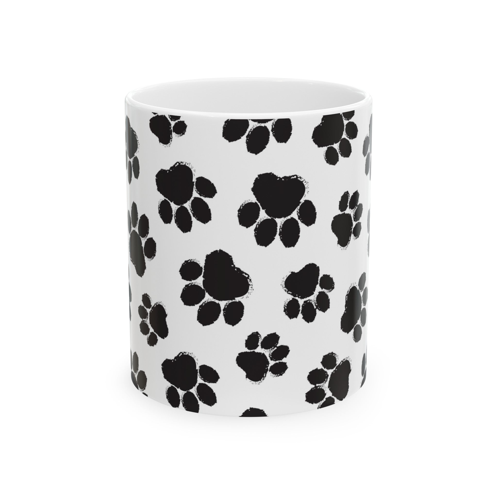 Dog paws coffee Ceramic Mug, (11oz,)