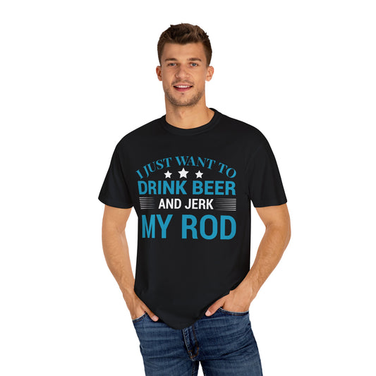 Funny Beer Lover T-Shirt – Gift for Fishermen, Outdoorsy, Casual Wear, Fishing Trip, Birthday, Humor Tee