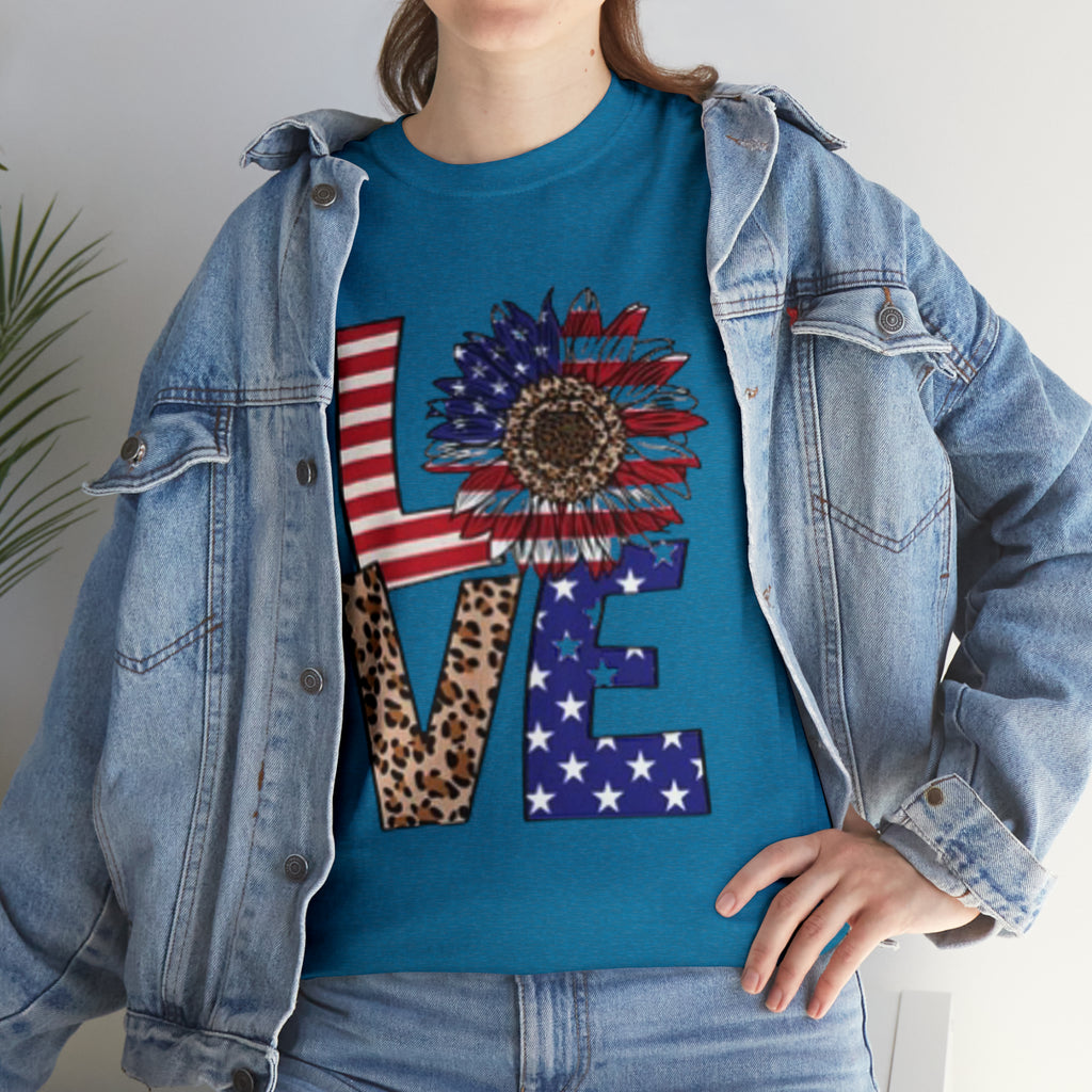 USA love-  Heavy Cotton Tee