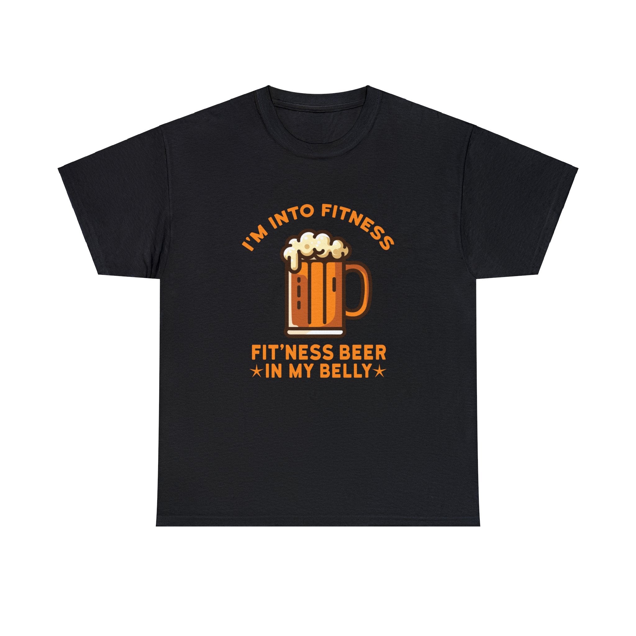 I’m into fitness /beer— Heavy Cotton Tee
