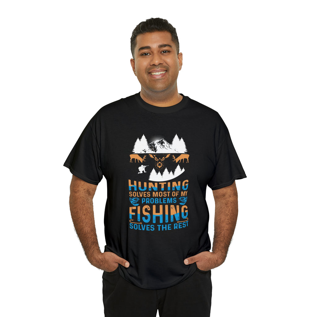 Hunting and fishing- Heavy Cotton Tee