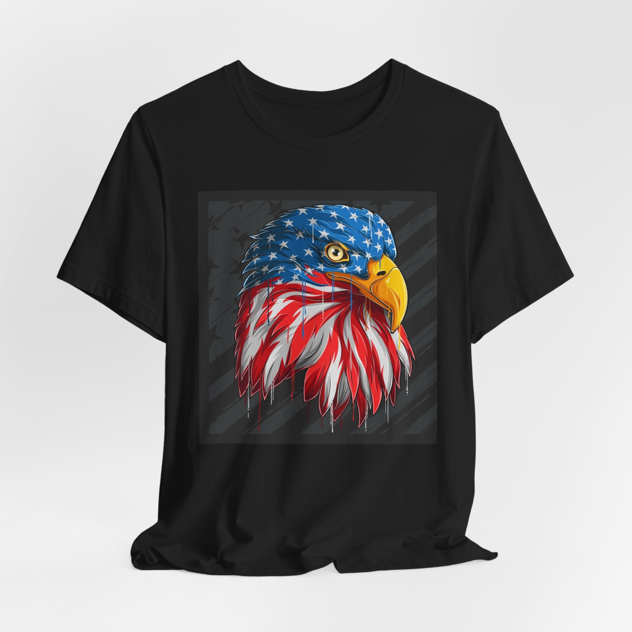 Patriotic Eagle- Jersey Short Sleeve Tee Shirt