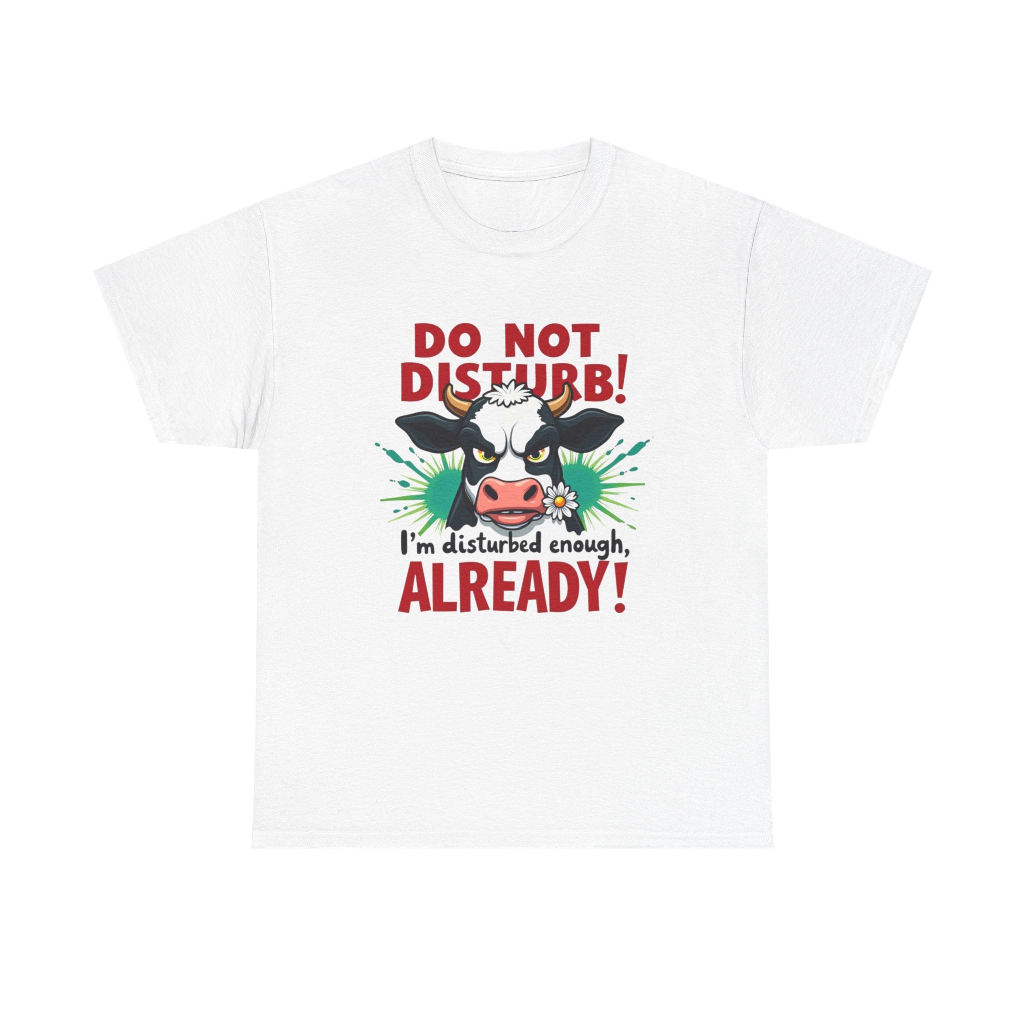 Do not disturb- Heavy Cotton Tee Shirt
