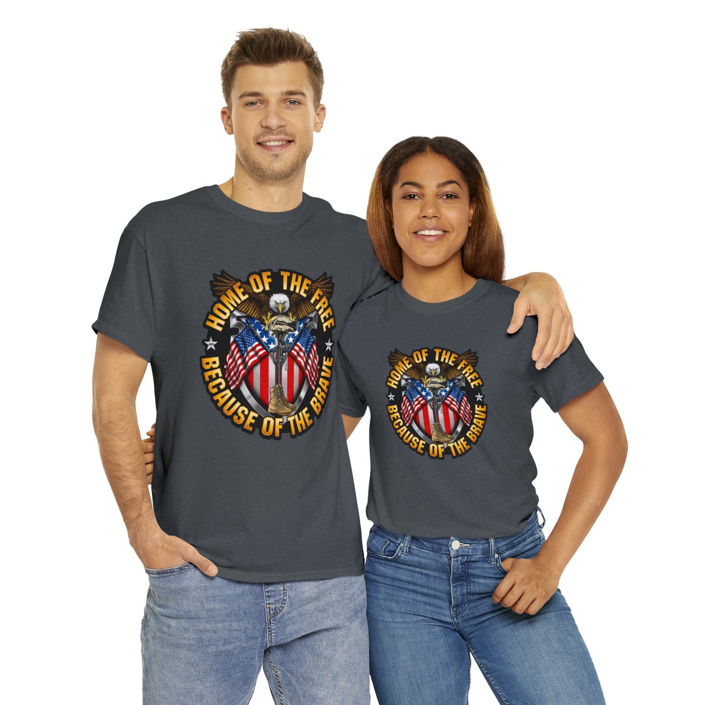 Home of the brave - Unisex Heavy Cotton Tee