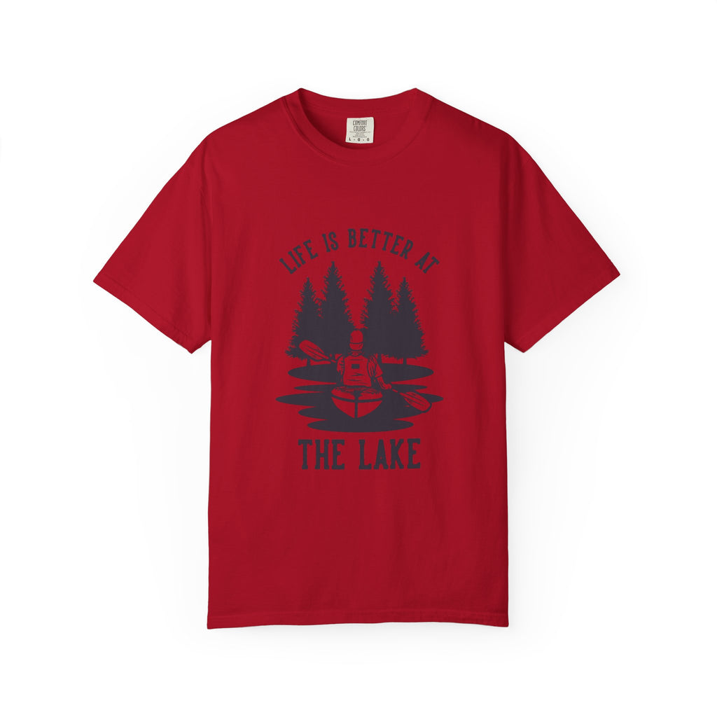 Lake Life Unisex Garment-Dyed T-Shirt - "Life is Better at the Lake"