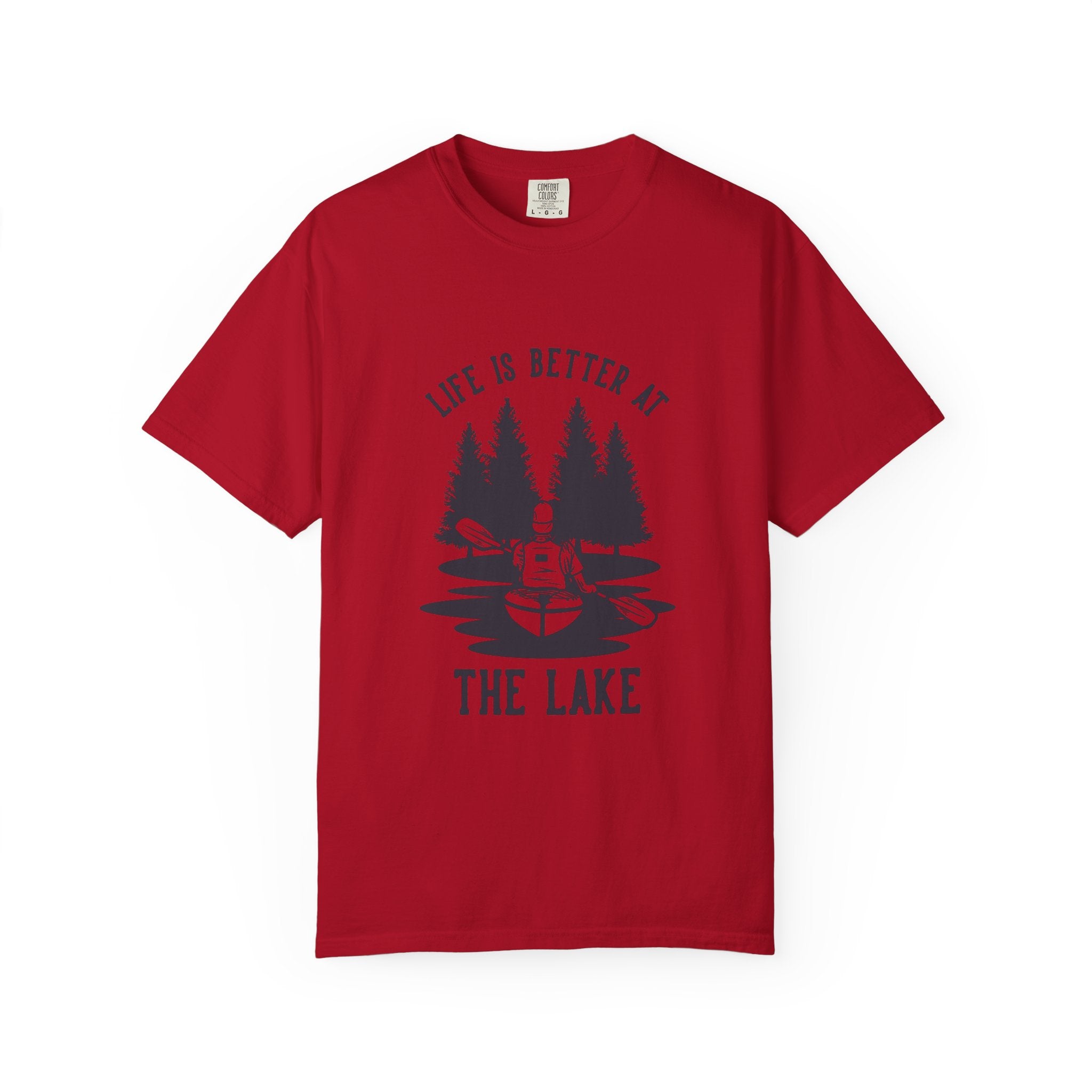 Lake Life Unisex Garment-Dyed T-Shirt - "Life is Better at the Lake"