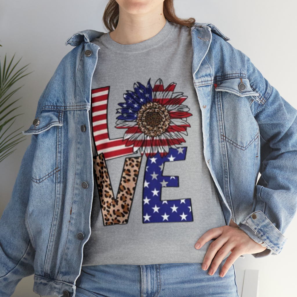 USA love-  Heavy Cotton Tee