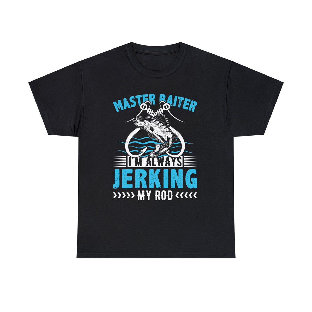 Fishing- master baiter- Heavy Cotton Tee Shirt