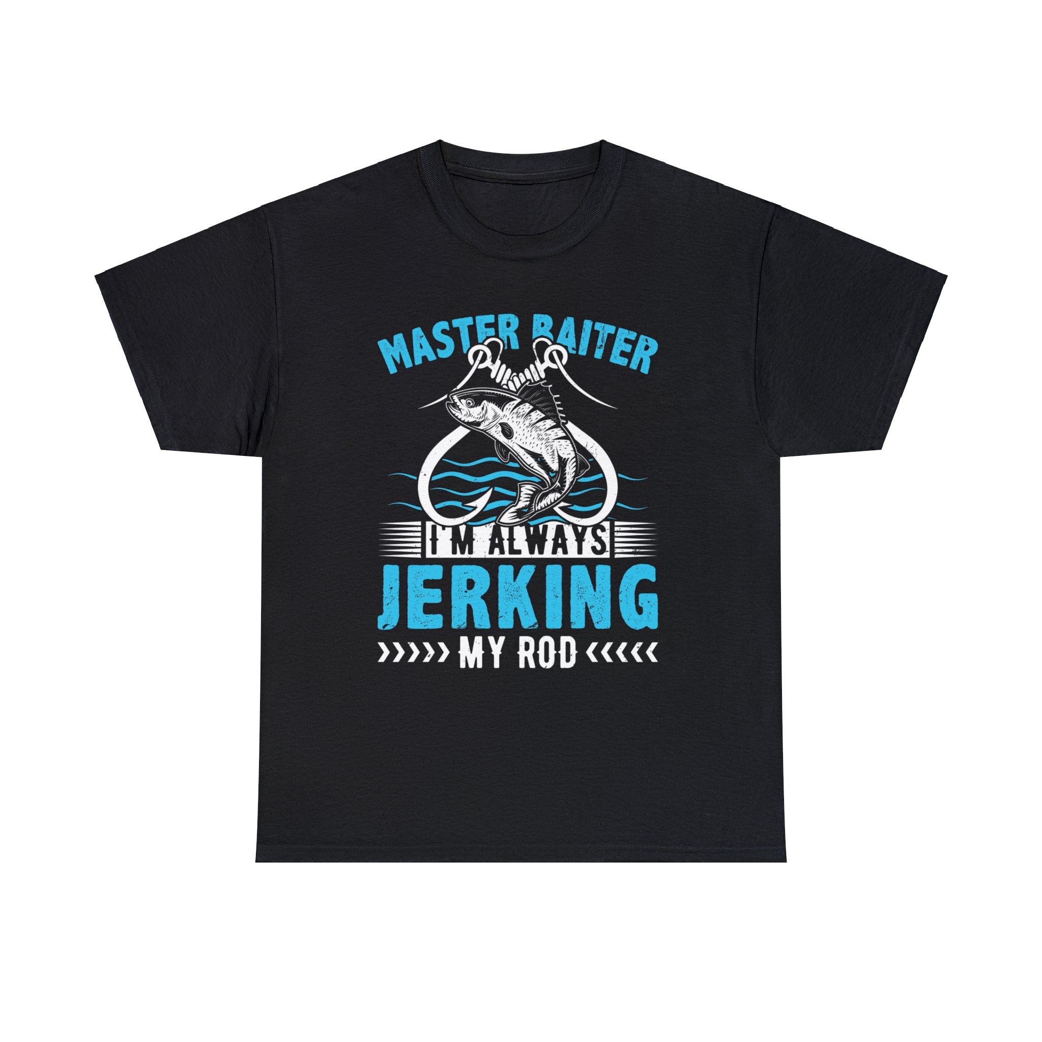 Fishing- master baiter- Heavy Cotton Tee Shirt