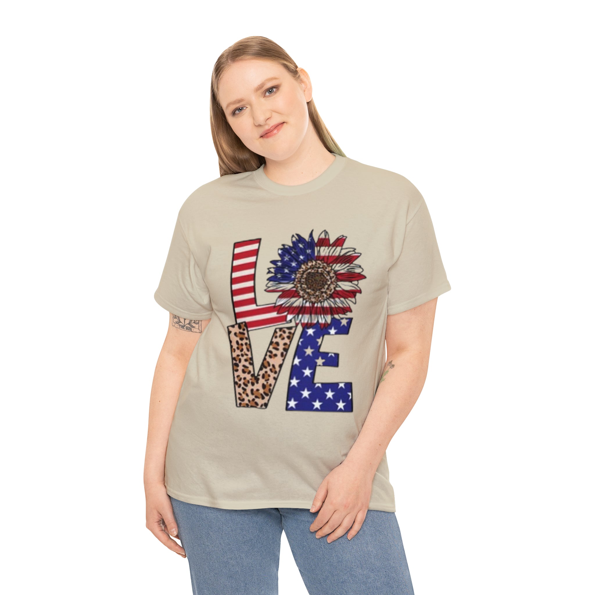 USA love-  Heavy Cotton Tee