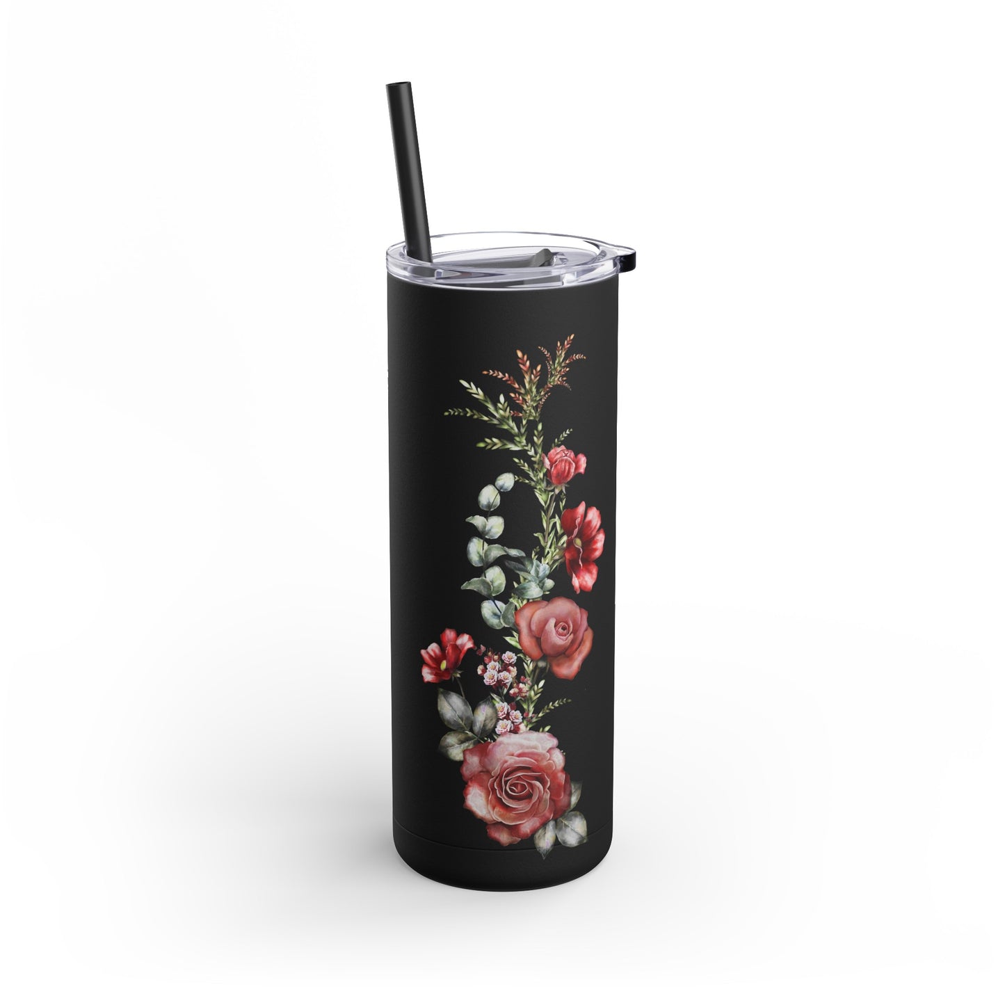 Botanical flower- Maars Maker Skinny Matte Tumbler, 20oz