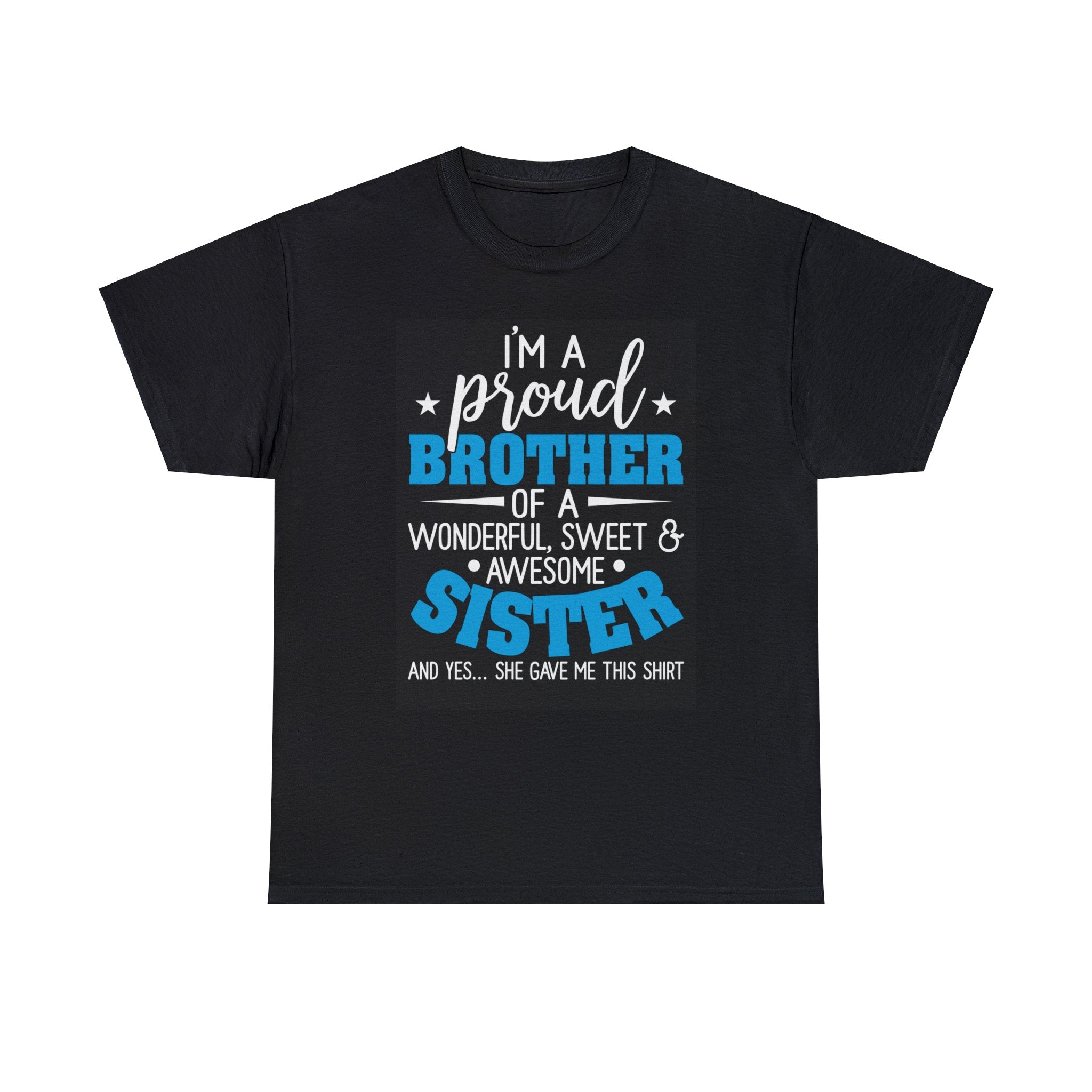 I’m a proud brother- Heavy Cotton Tee Shirt