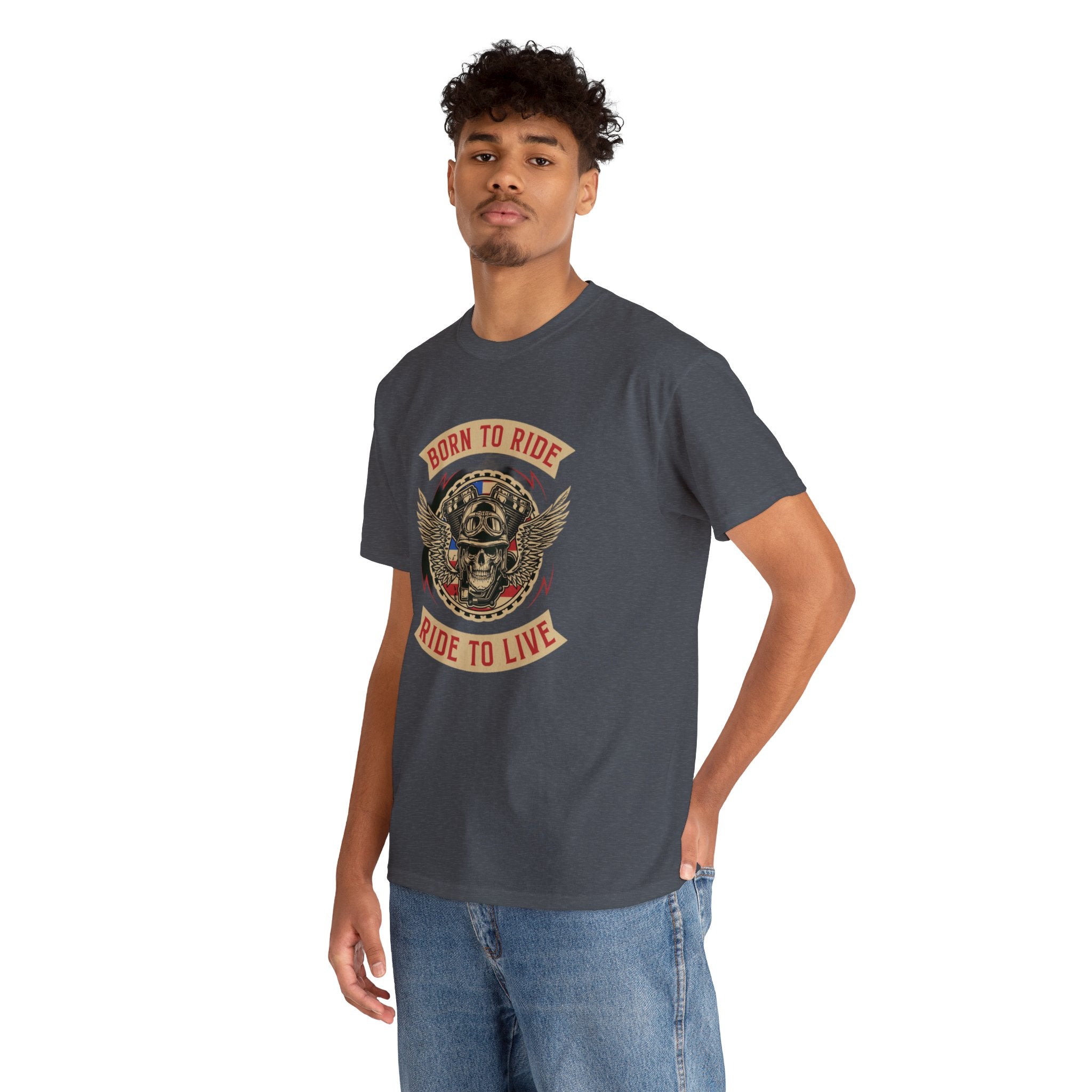 Born to ride—Heavy Cotton Tee