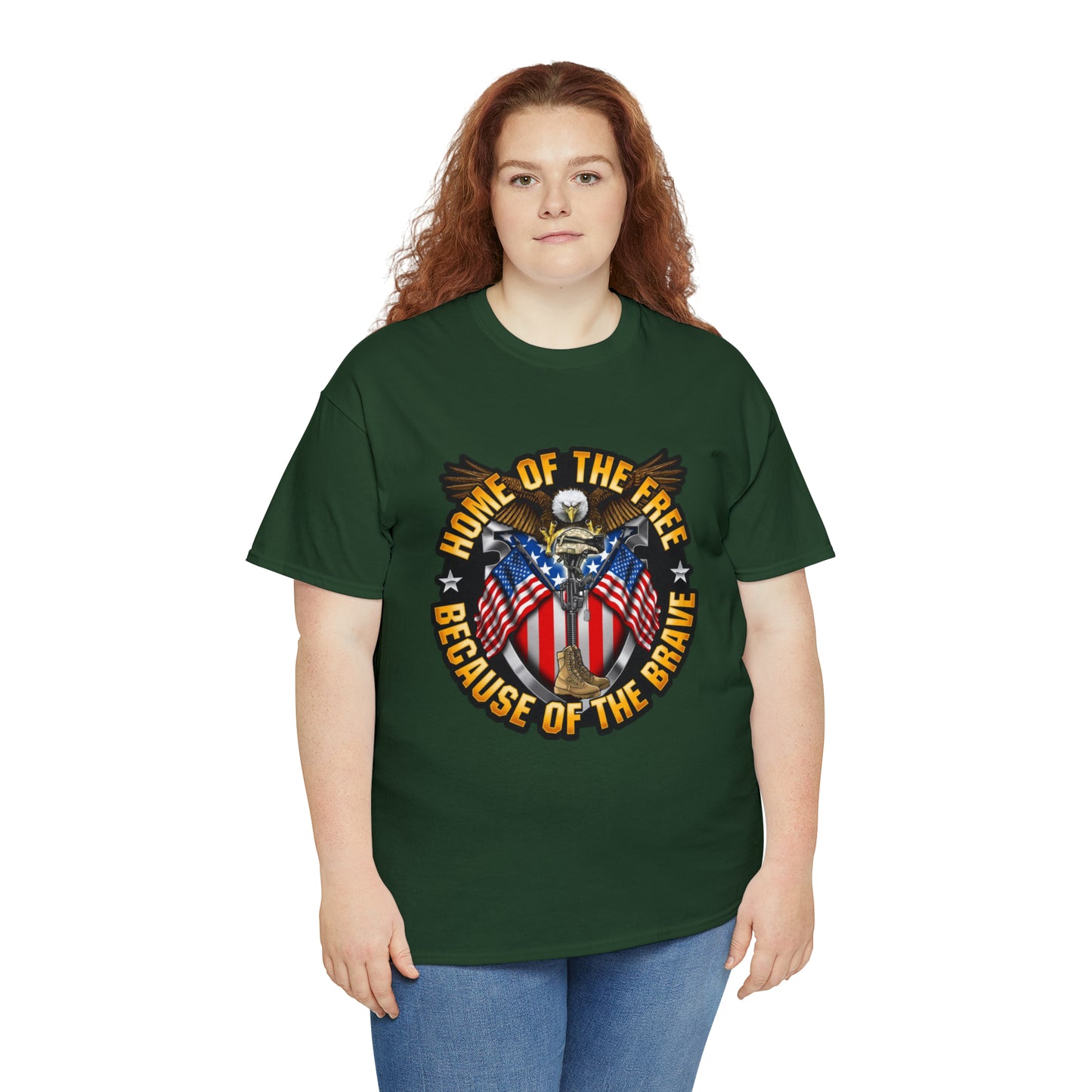 Home of the brave - Unisex Heavy Cotton Tee