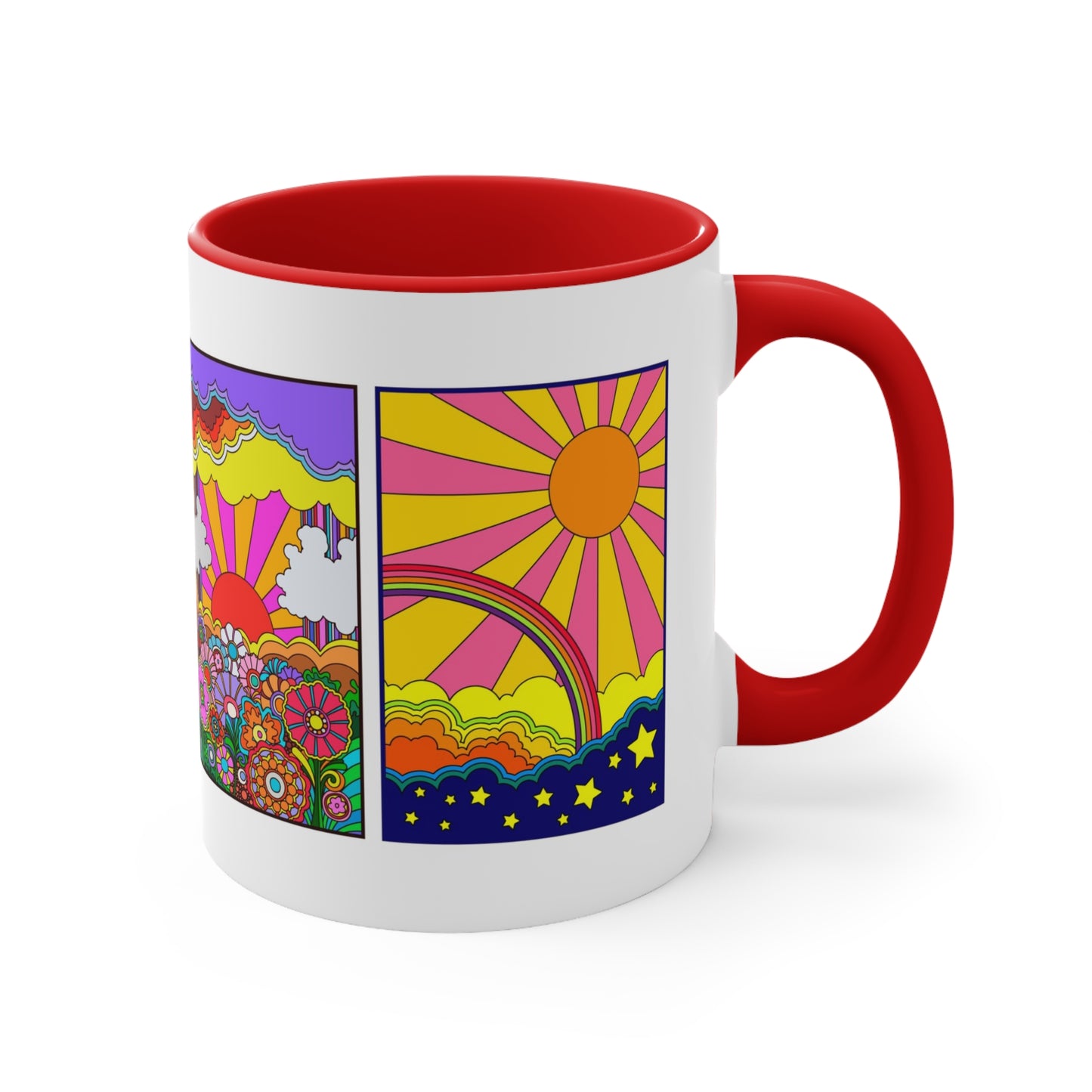 Hippy Accent Coffee Mug, 11oz