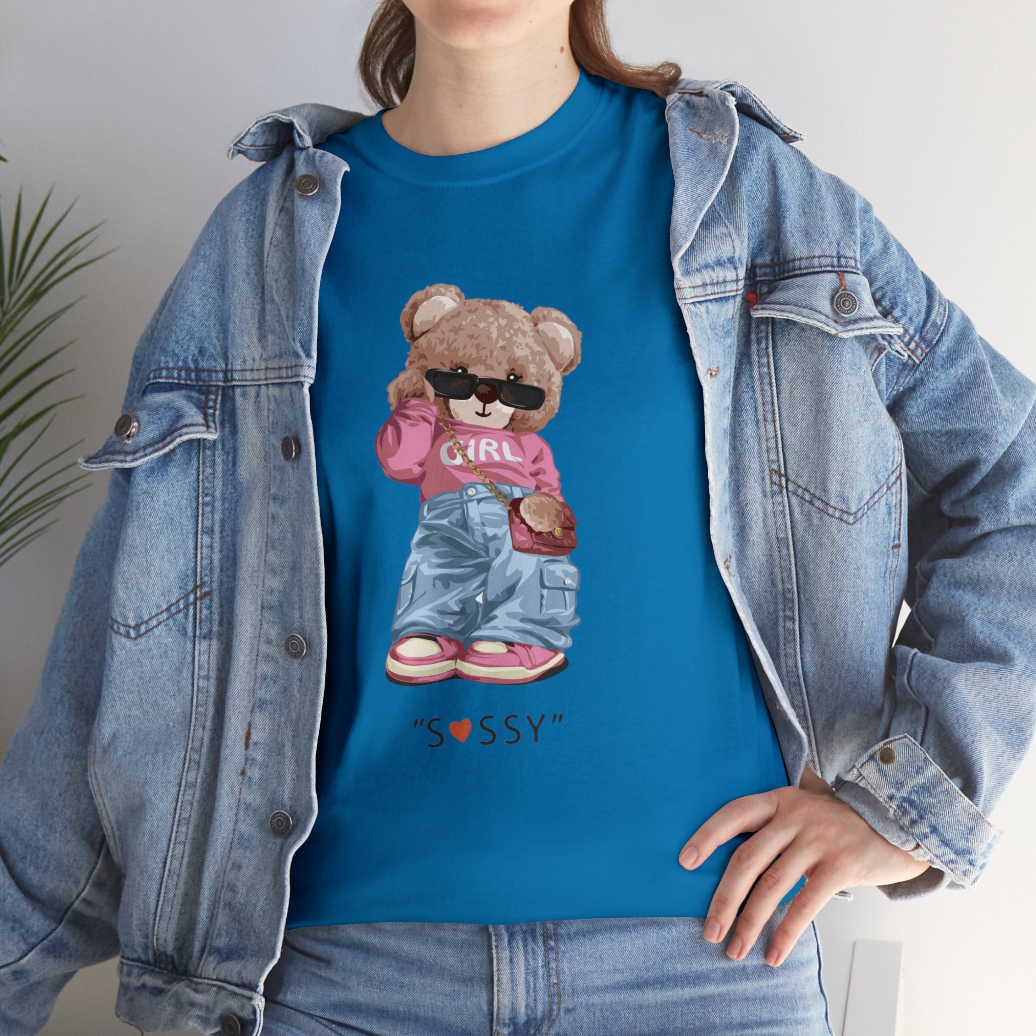 Sassy bear- Heavy Cotton Tee Shirt