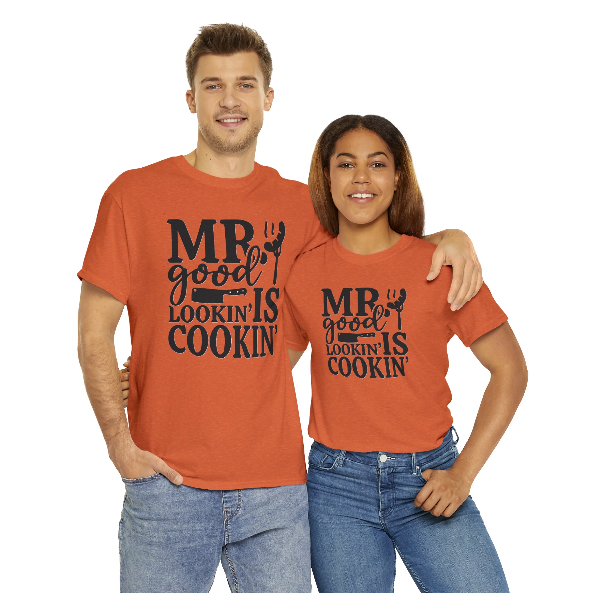 Mr good looking— Heavy Cotton Tee