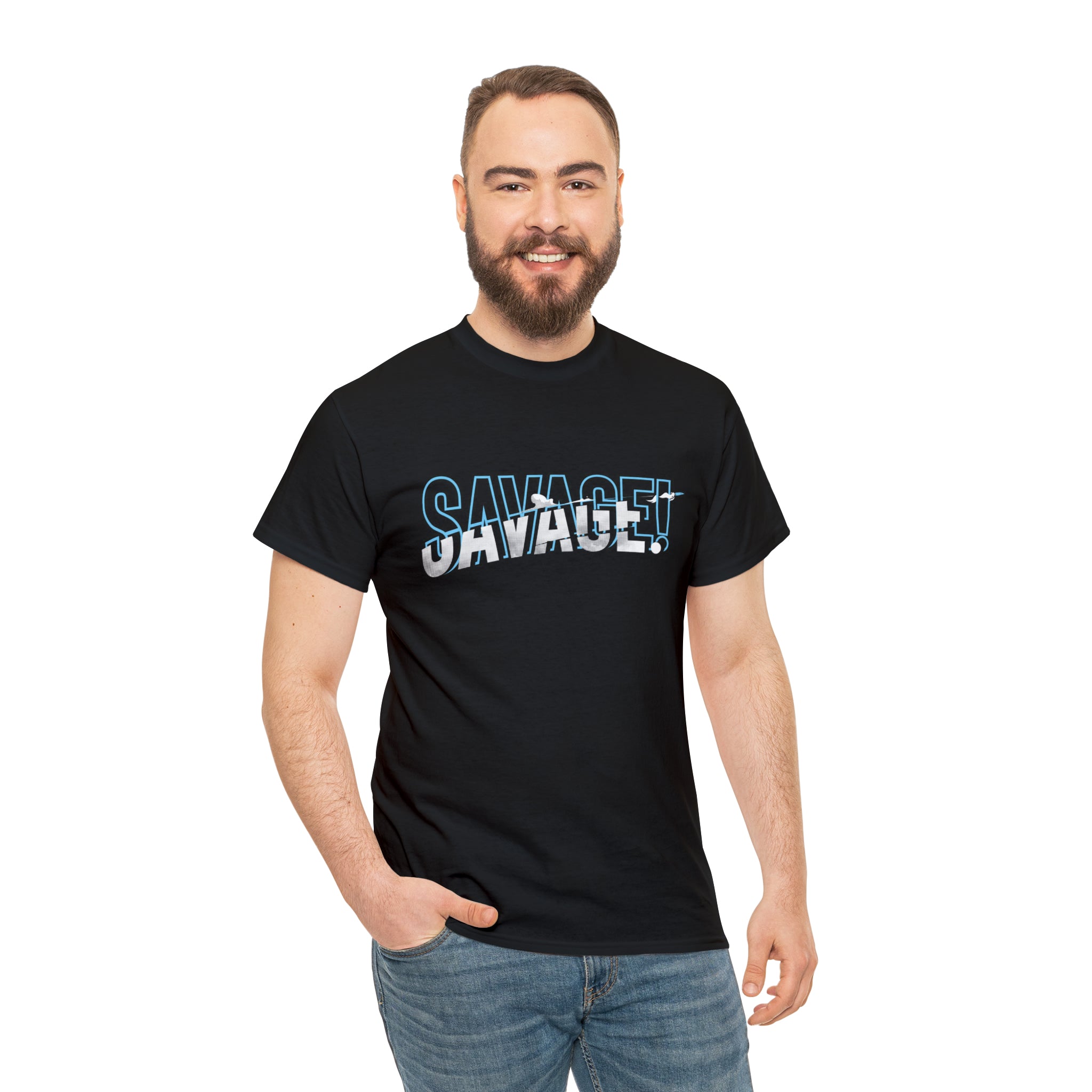 Savage- Heavy Cotton Tee