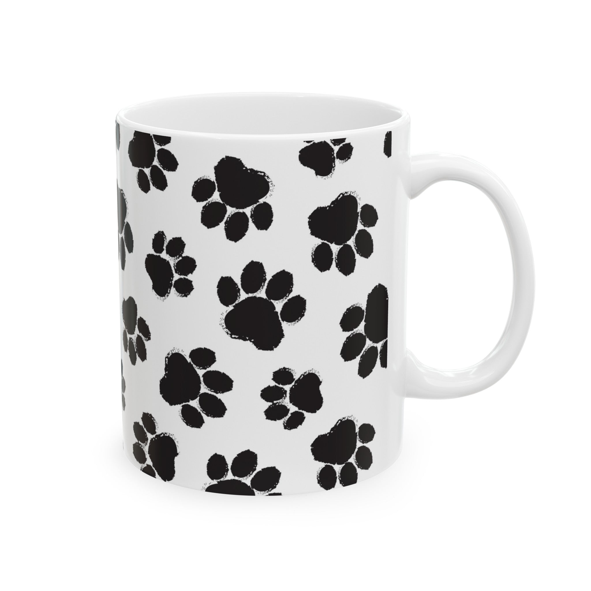 Dog paws coffee Ceramic Mug, (11oz,)